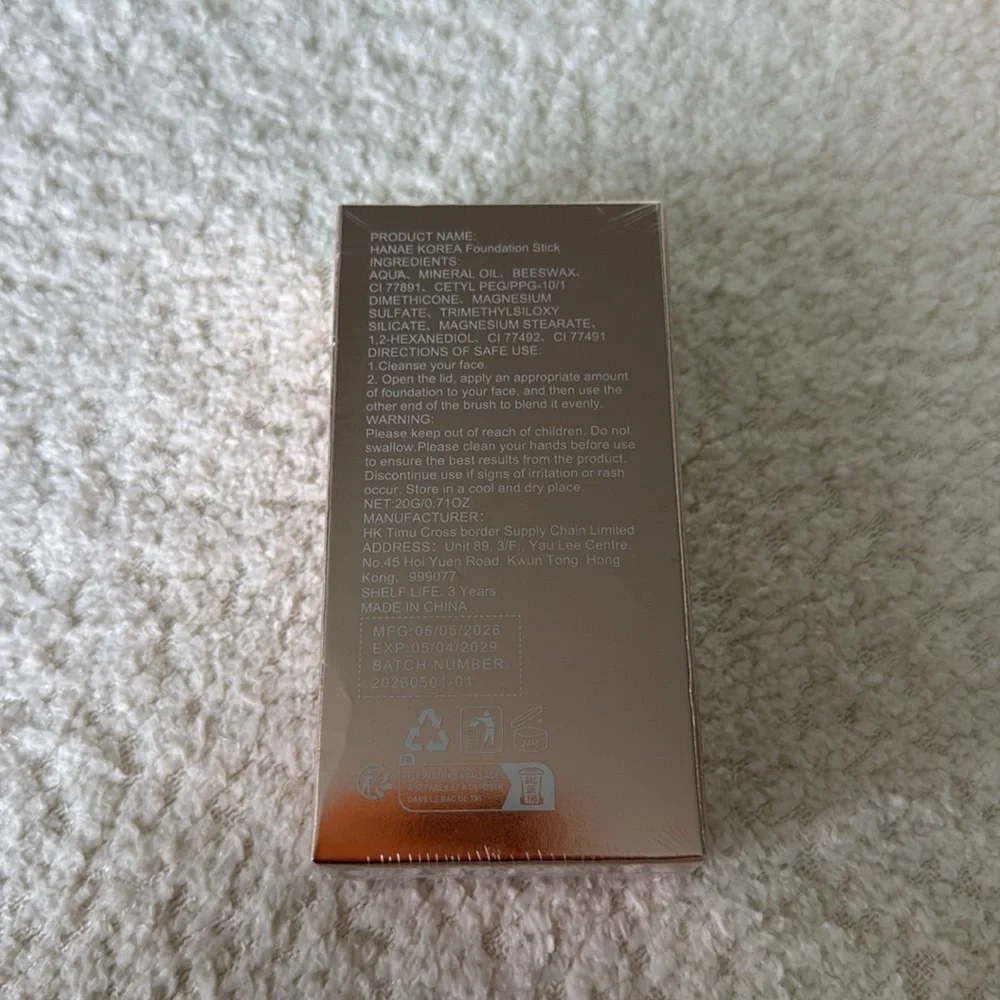 HANAE Korea Skincare Foundation Stick - Light Sand #3